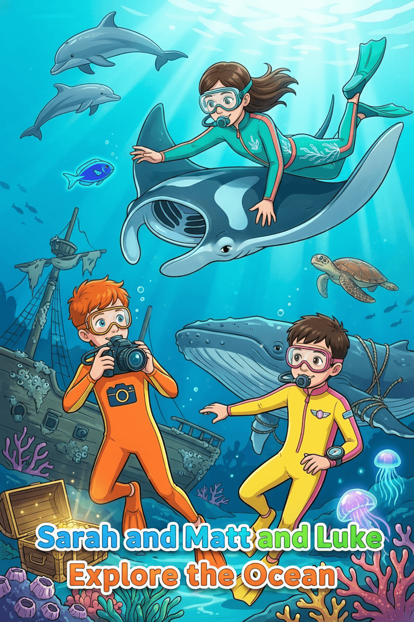 Sarah, Matt & Luke Explore the Ocean