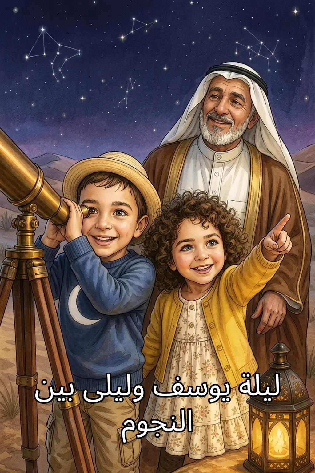 Cover of ليلة يوسف وليلى بين النجوم