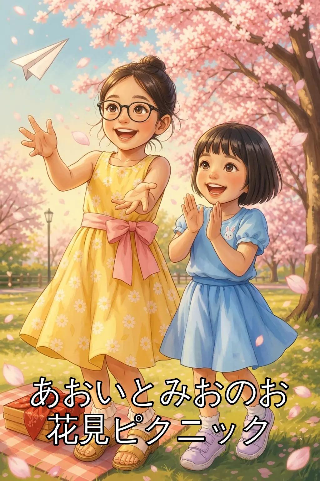 Cover of あおいとみおのお花見ピクニック