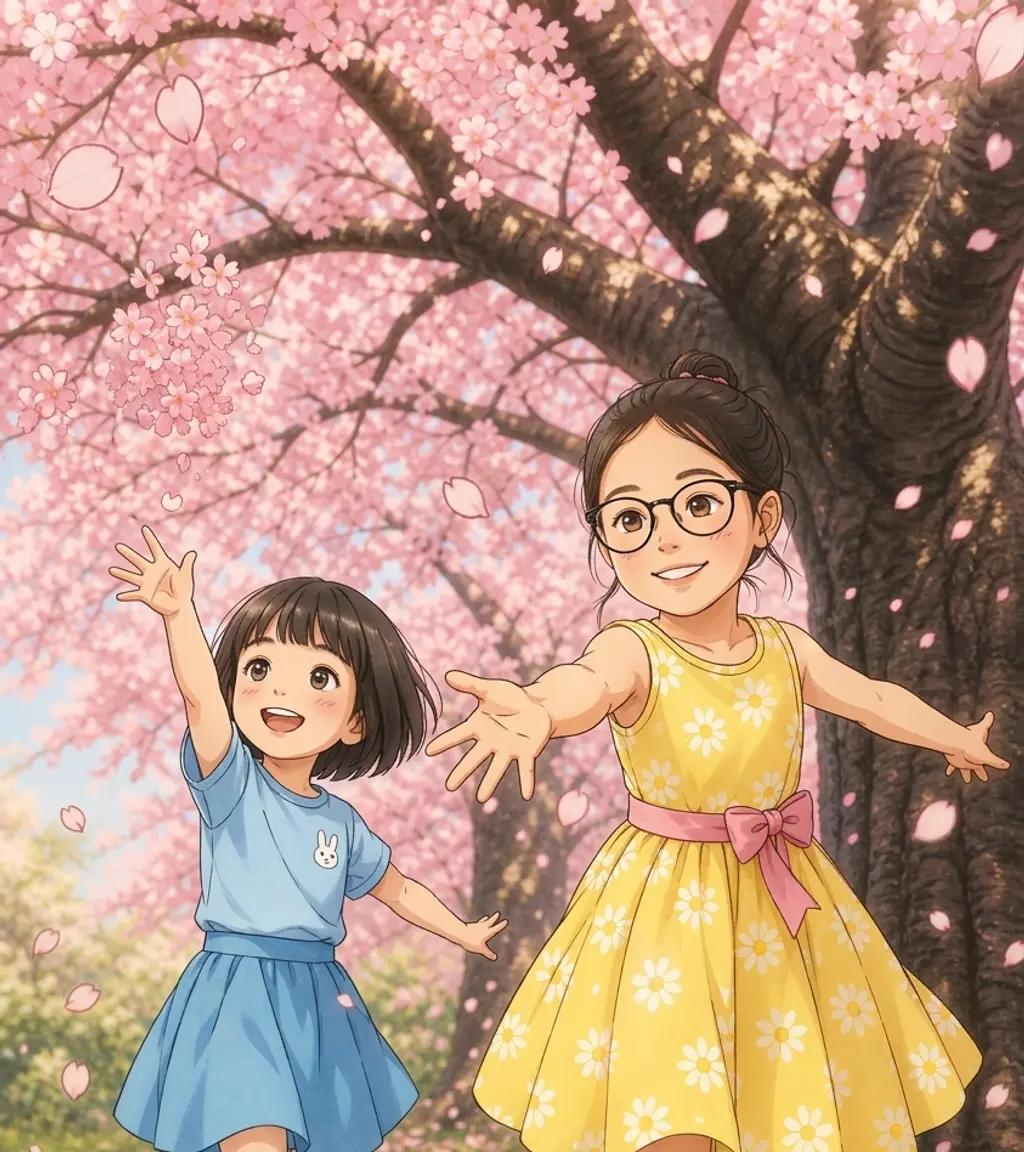 Page 4 of あおいとみおのお花見ピクニック