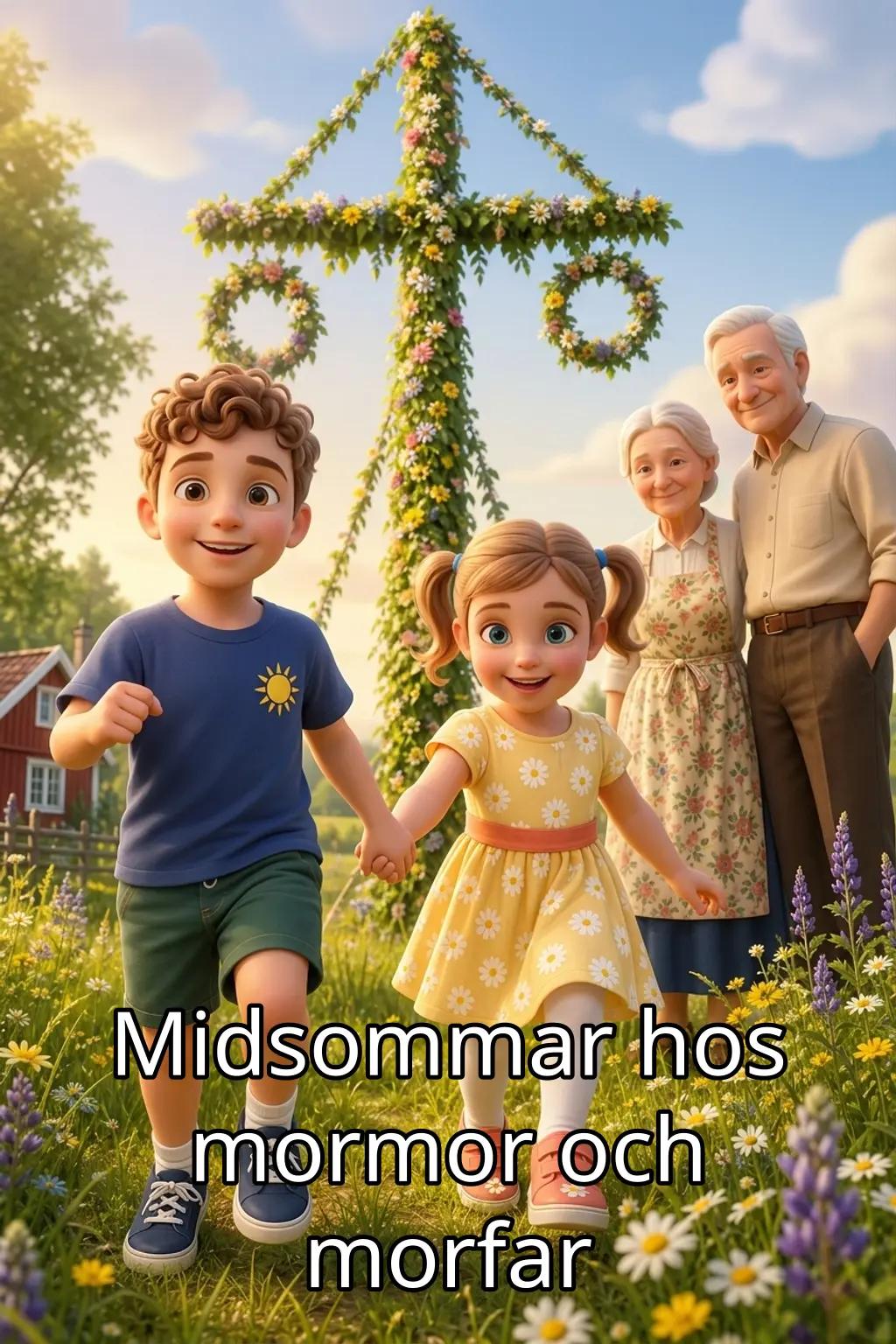 Cover of Midsommar hos mormor och morfar