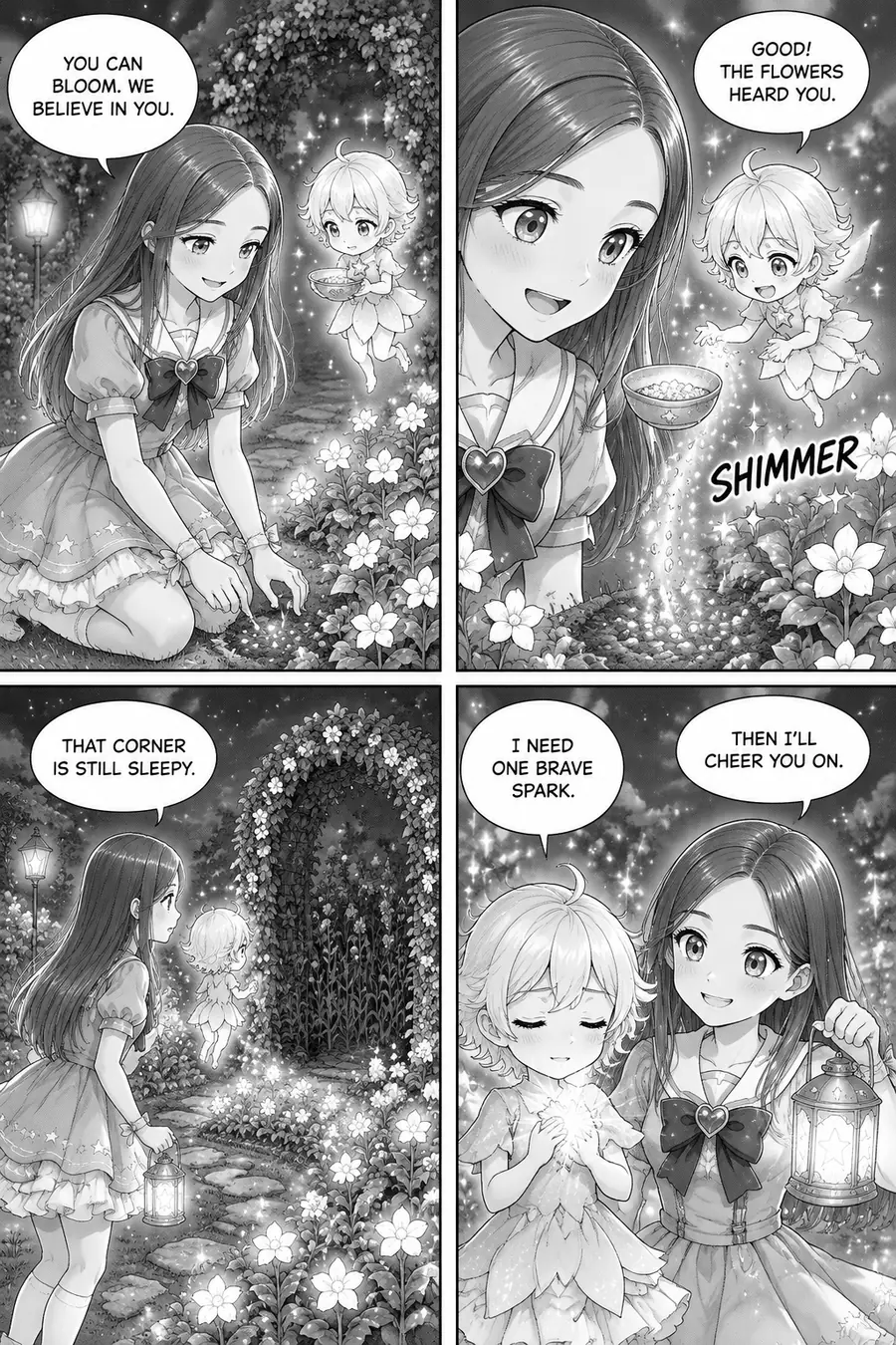Page 4 of 10 of the comic "Carly and the Starlight Garden": story page 3